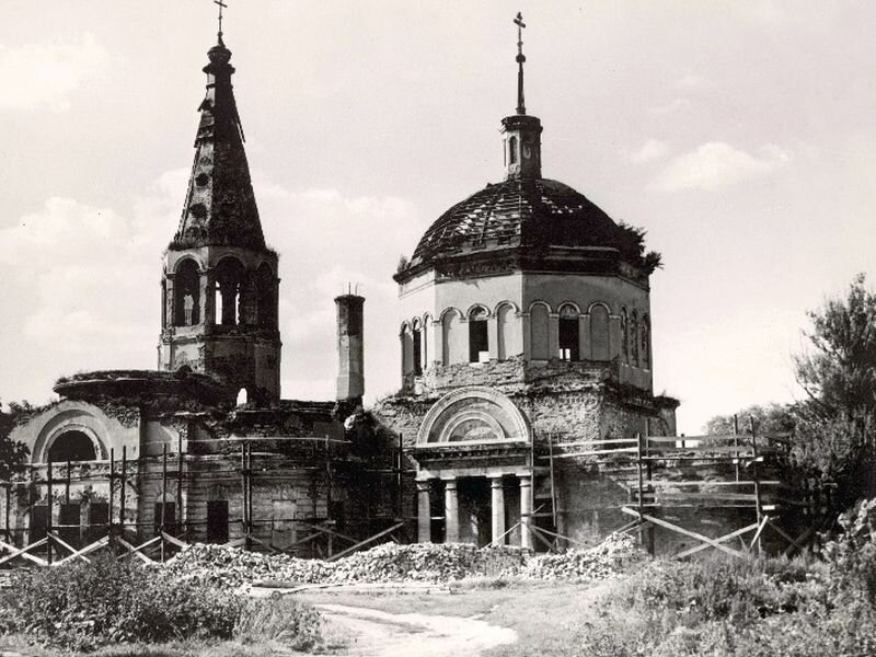 Храм Троицы Живоначальной в серпуховском кремле. 1960-е