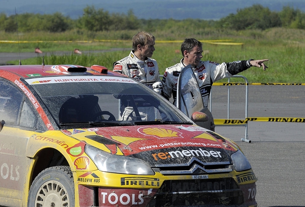 Петтер Сольберг и Крис Паттерсон, Citroen C4 WRC, ралли Япония 2010