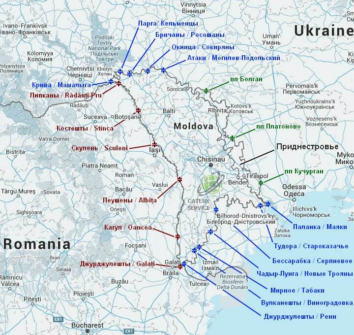 Россия украина молдова карта