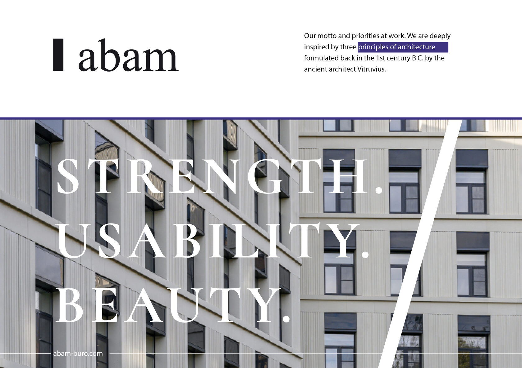Strength. Usability. Beauty
