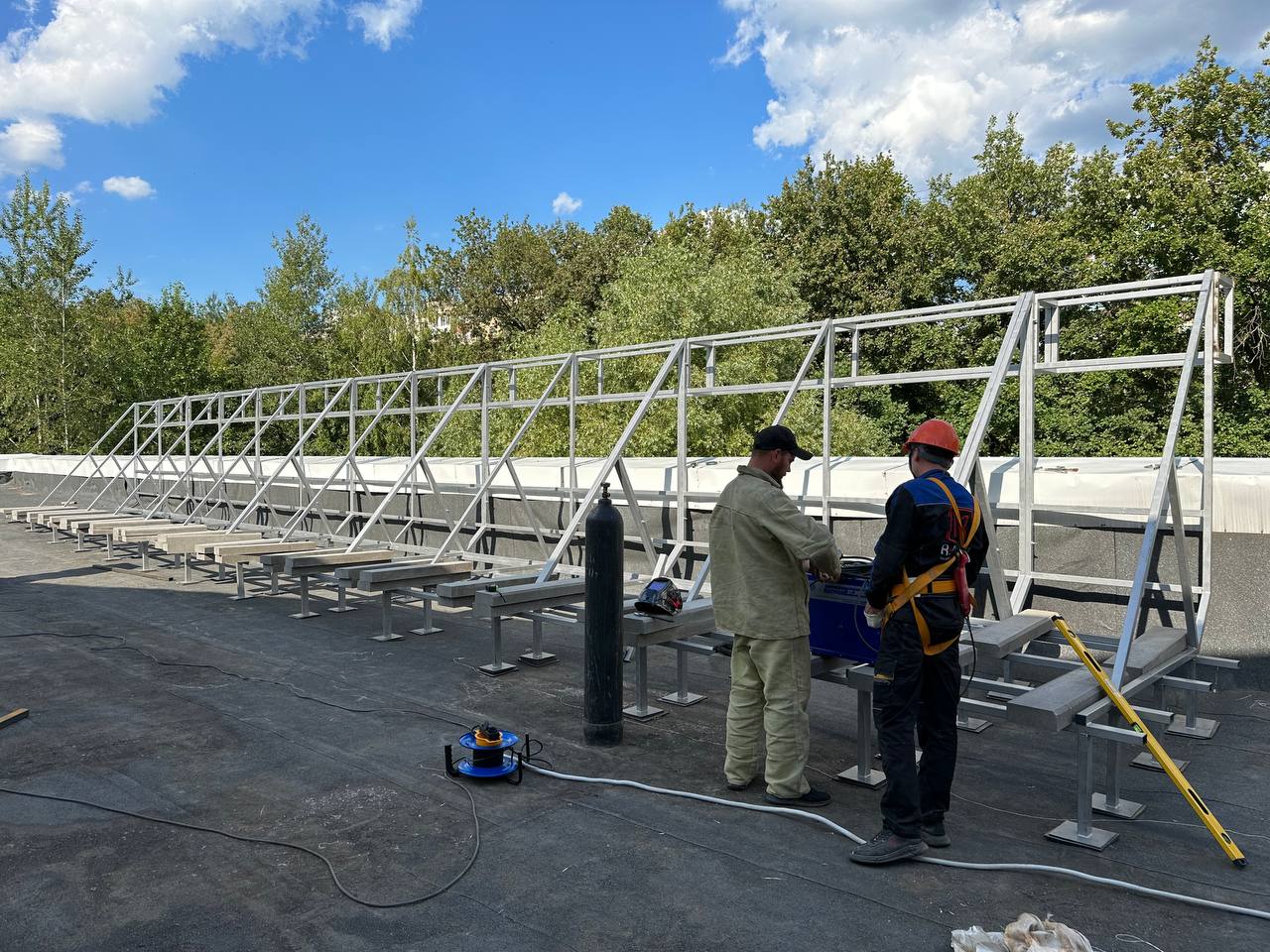 Световой короб на крыше