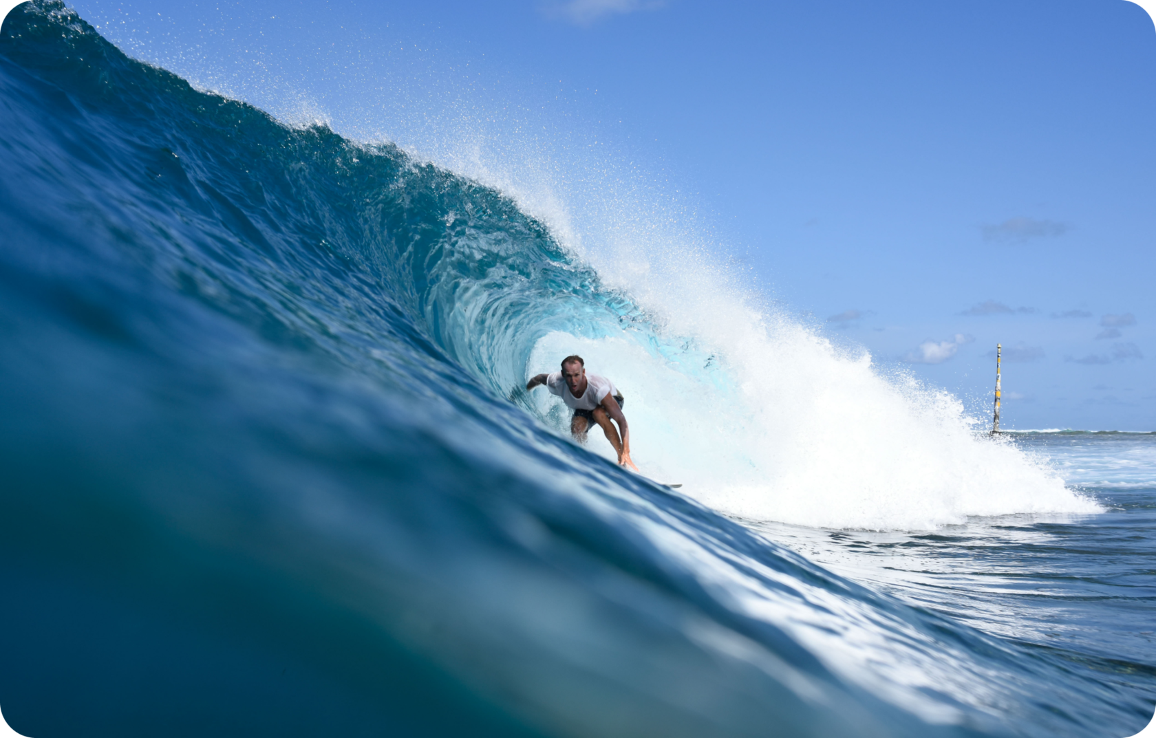 Surfing safari in the Maldives on the Central atolls, Sparsely populated waves, the wild part of the Maldives will give an unforgettable experience.