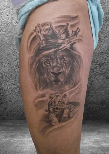 татуировка в Перми, тату лев, тату салоны Пермь, сделать тату в Перми, лучшие тату мастера Перми, тату салон Пермь цены