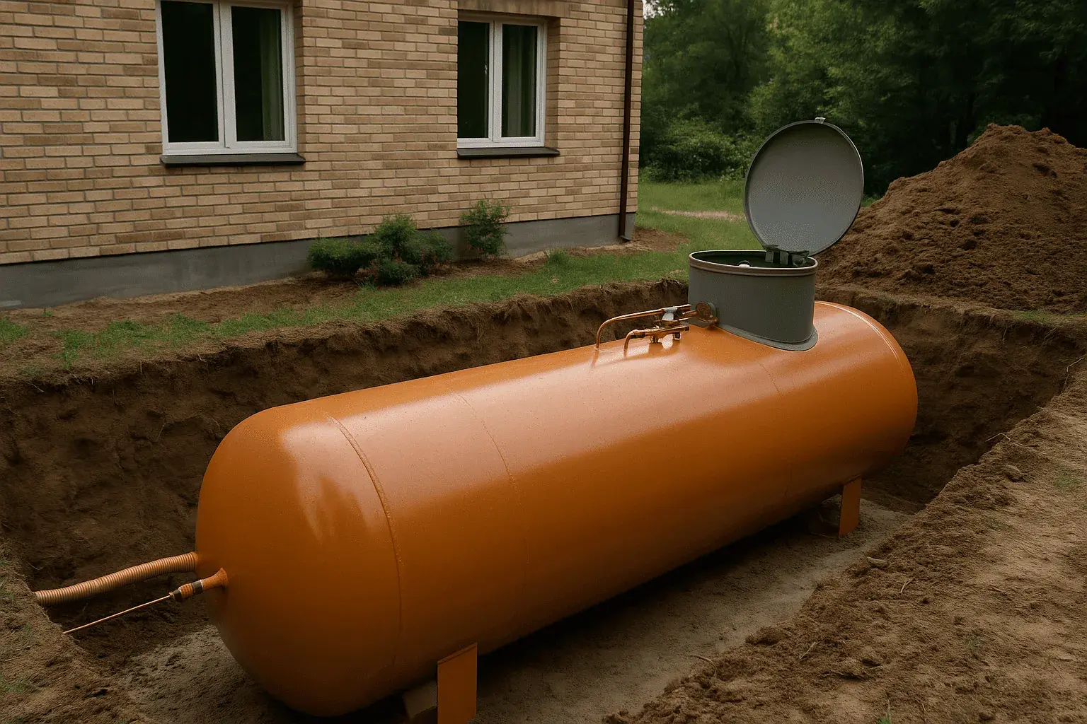 Как выбрать газгольдер для частного дома