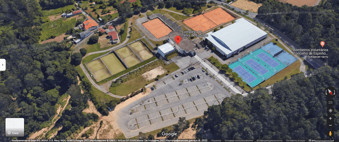 теннисный комплекс Эшпиньу Португалия