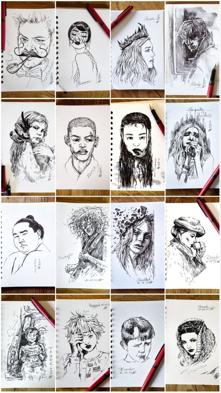 Финальная работа Inktober 2025
