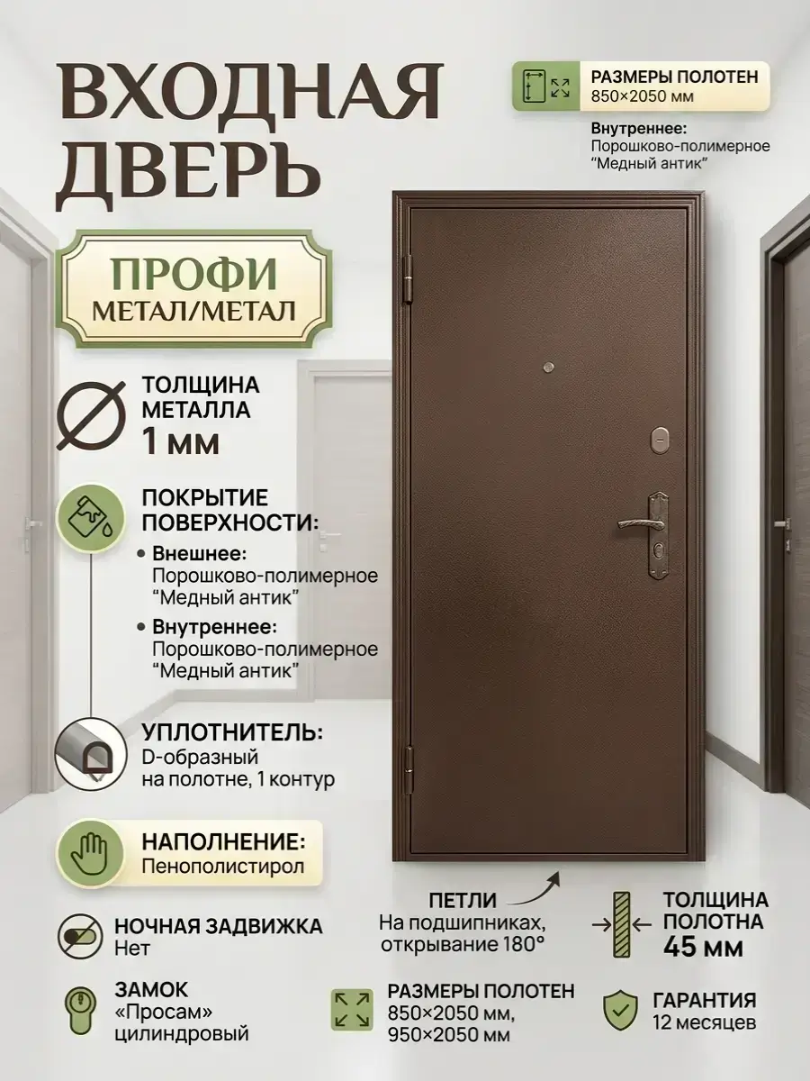 Входная дверь Профи