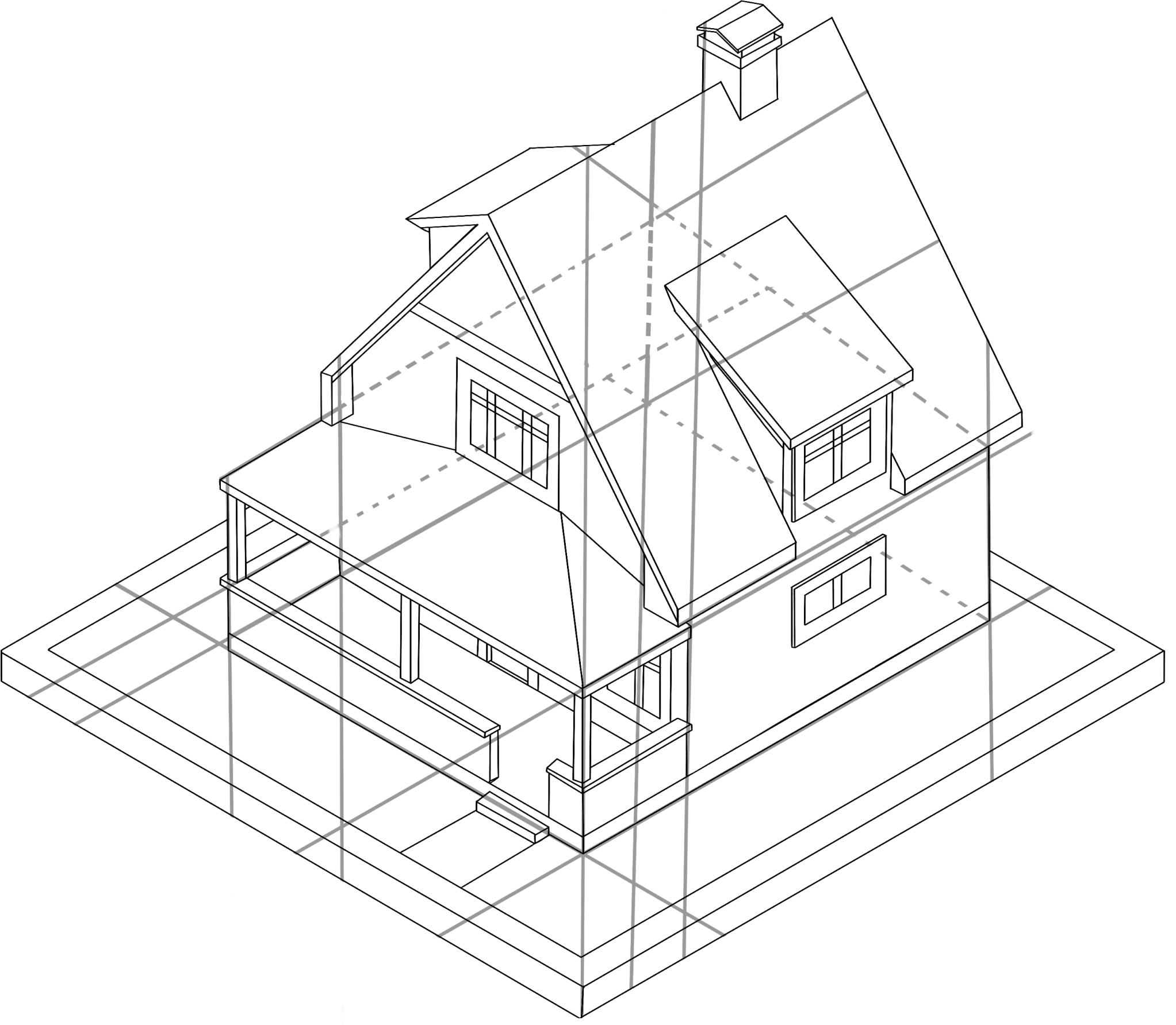 Доступный дом рисунок схема под ключ