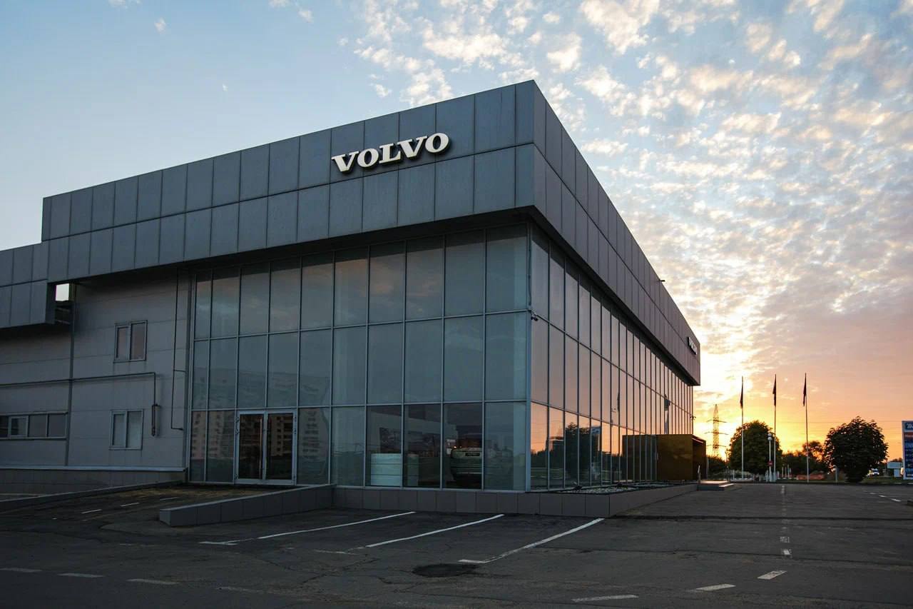 Строительство автосалона VOLVO