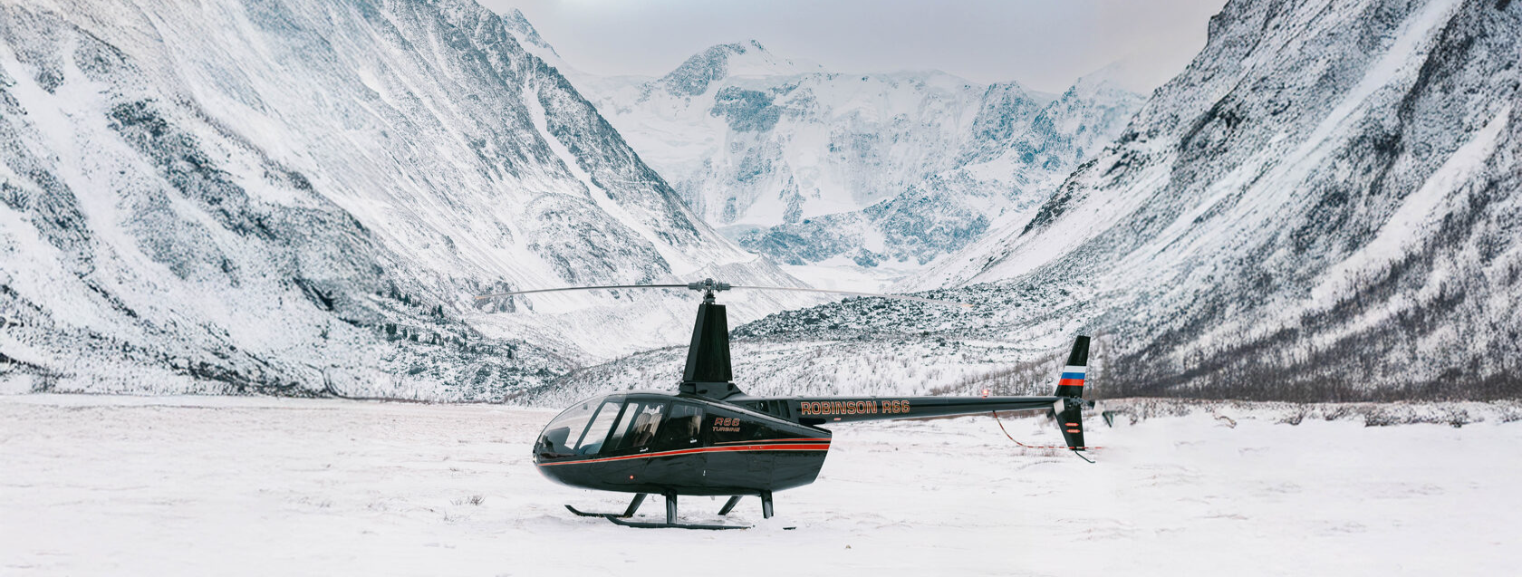 зимние путешествия по Алтаю на вертолете
