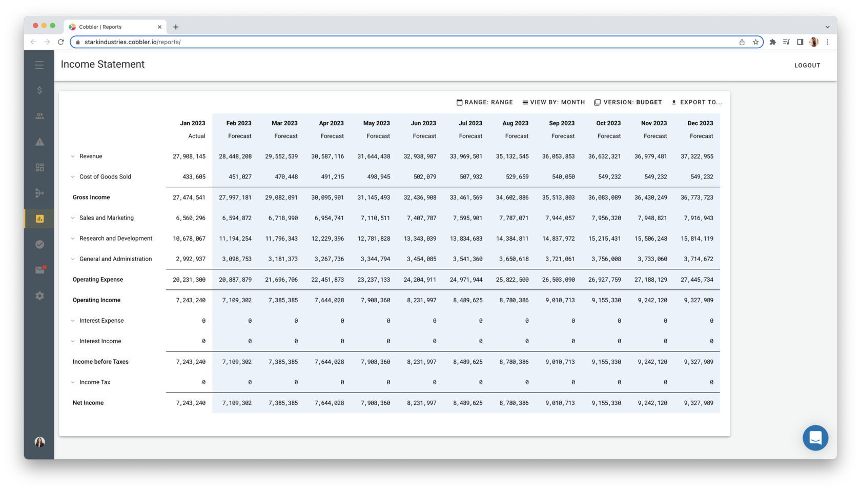 Cobbler Demo Dynamic Income Statement cobbler-demo-dynamic-income-statement