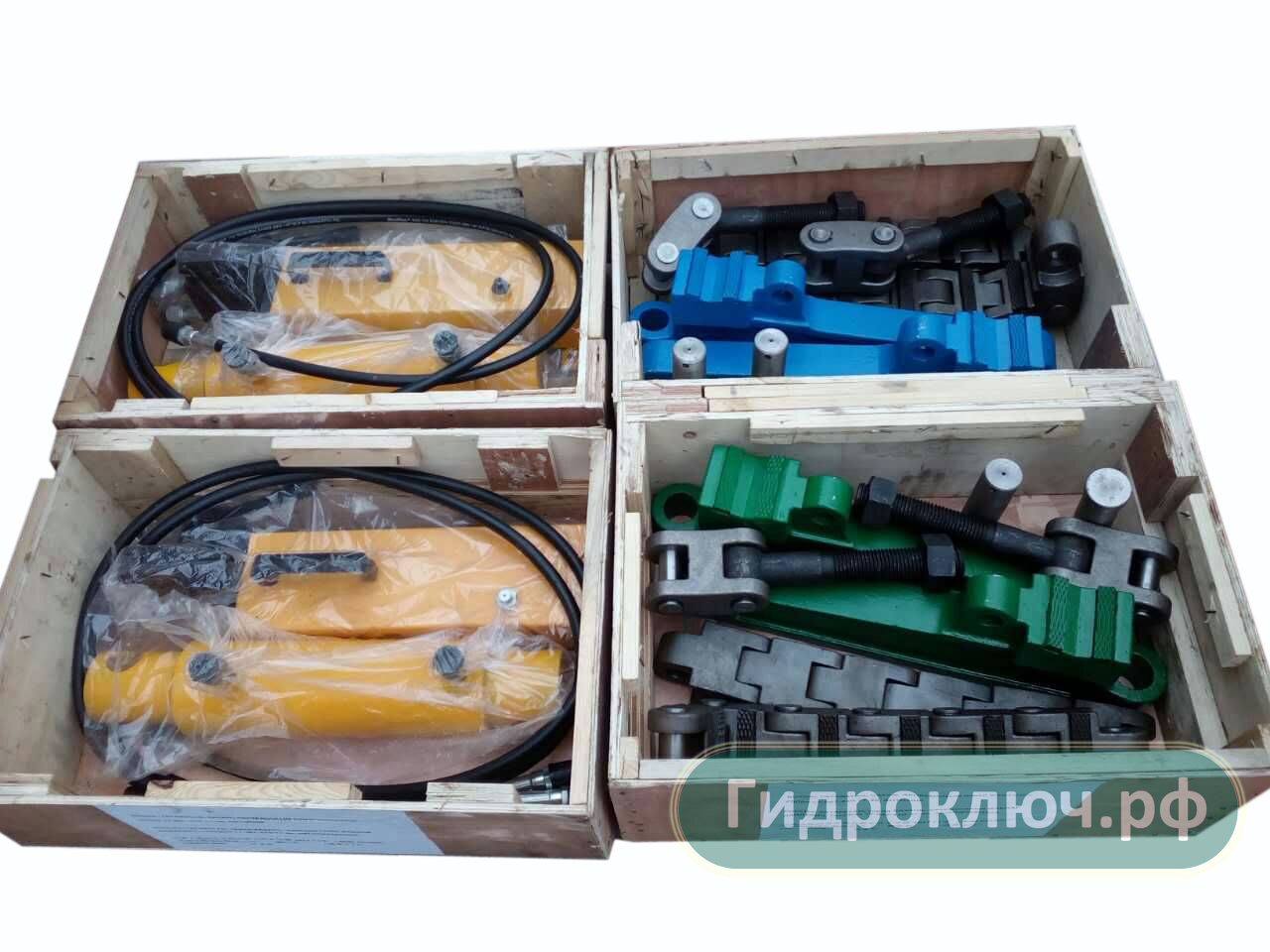 В наличии комплект гидроключ цепной для труб и штанг