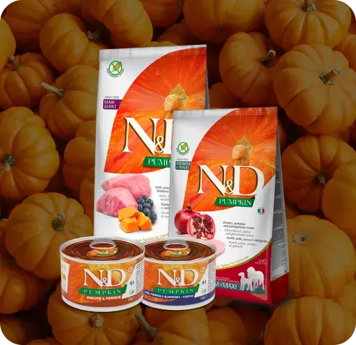 Линейка кормов Farmina N&D Pumpkin