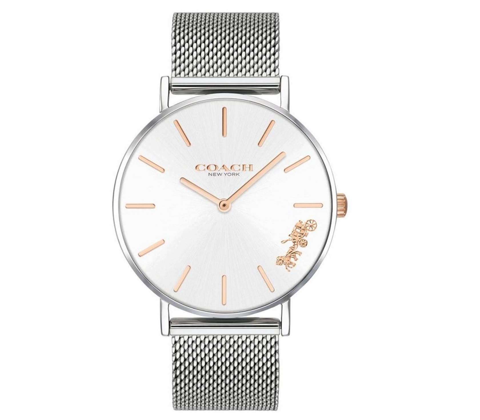 coach mesh bracelet watch