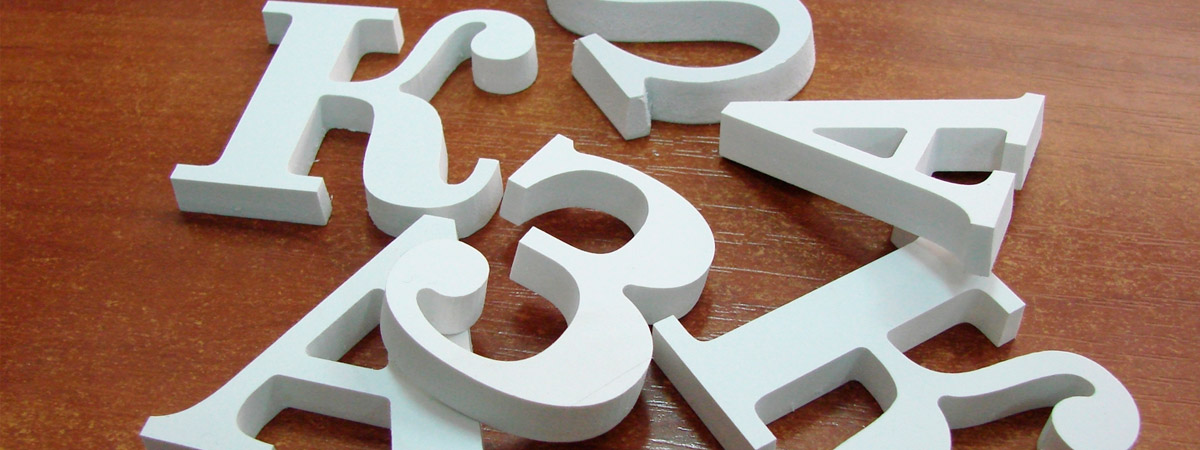 Какие шрифты для объемных букв используются— производство объемных букв ...