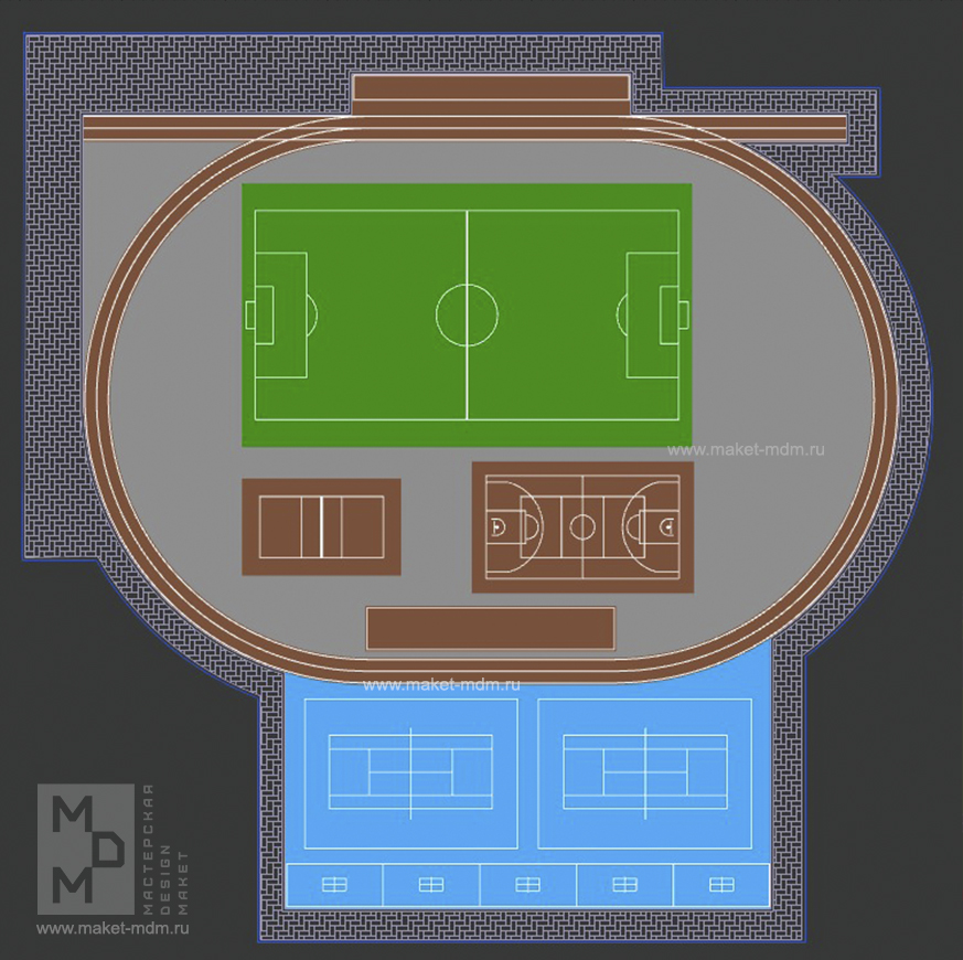 спортплощадка школы
