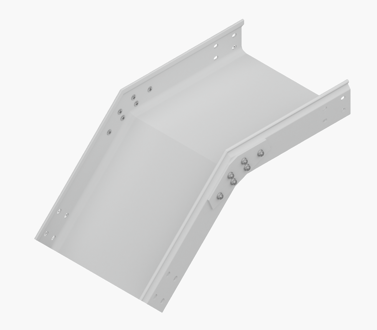 Подъём 45° наружный сплошного лотка СК45