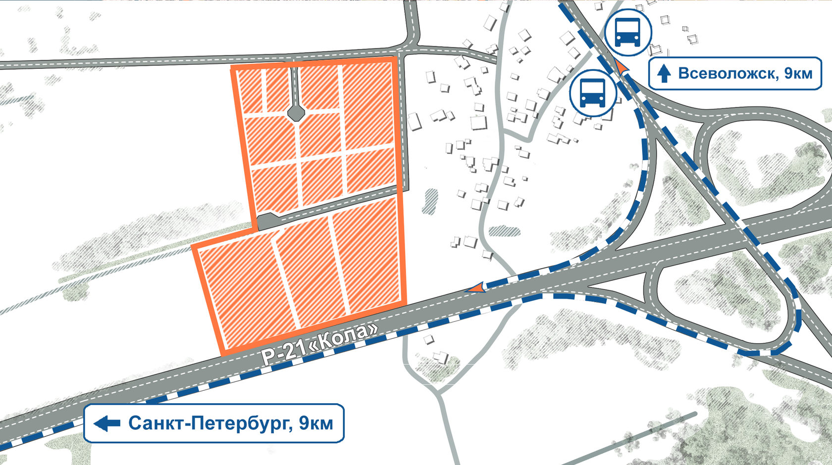 Санкт петербург разметелево карта