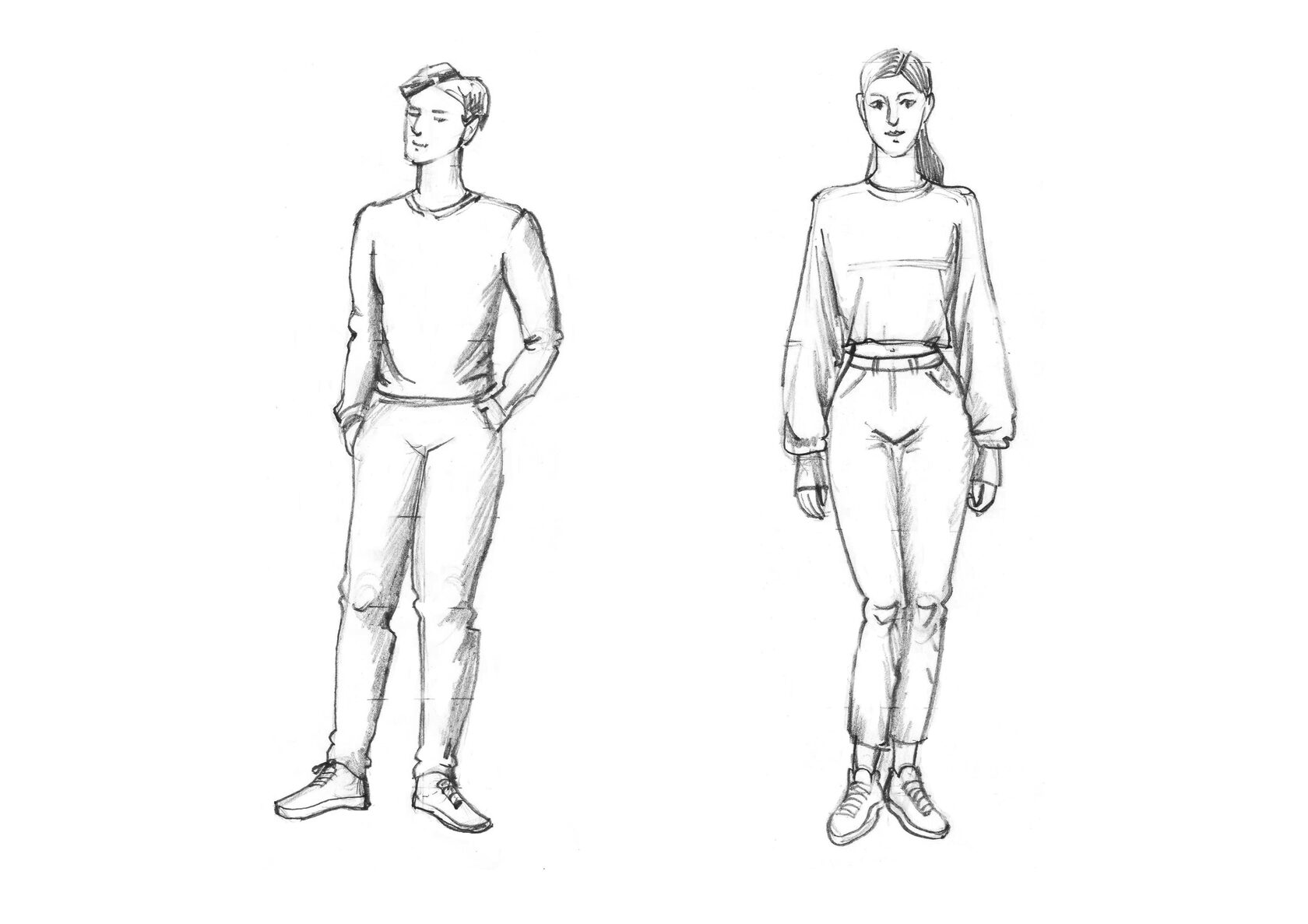 The Helpful Art Teacher: HUMAN PROPORTION: SIMPLIFYING THE FIGURE USING  GEOMETRIC FORM ANDGESTURE