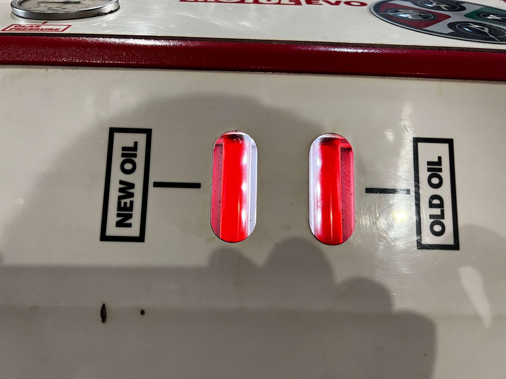 Результат аппаратной замены масла Motul Team