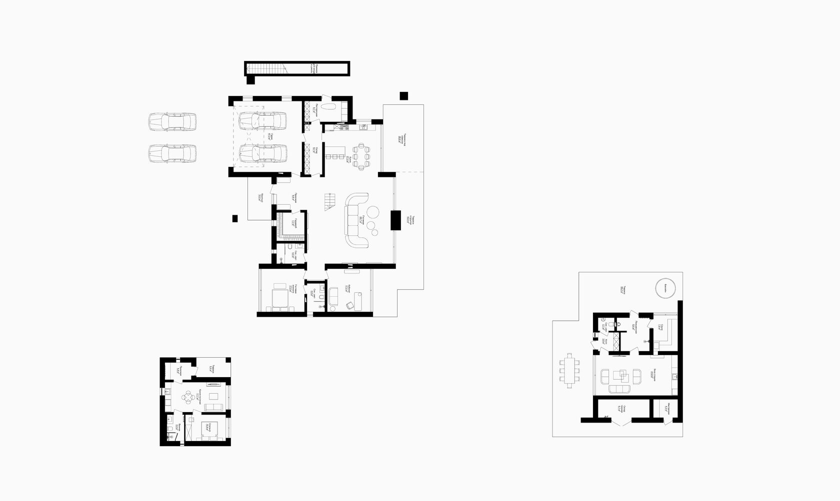 Малаховка — проект семейного дома площадью 500 м² в стиле софт ...