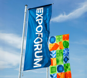 мокап Фирменный стиль «Экспофорум»