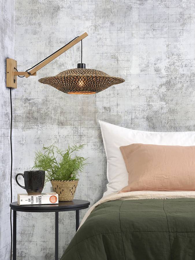 Настенный дизайнерский светильник из бамбука немецких мастеров