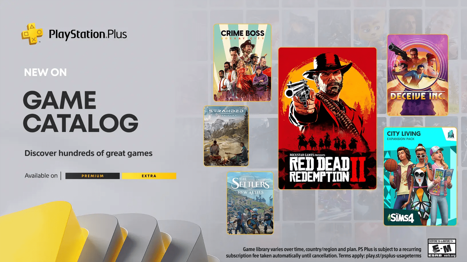 Каталог игр PlayStation Plus за май: Red Dead Redemption 2, Deceive Inc.,  Crime Boss: Rockay City и другие