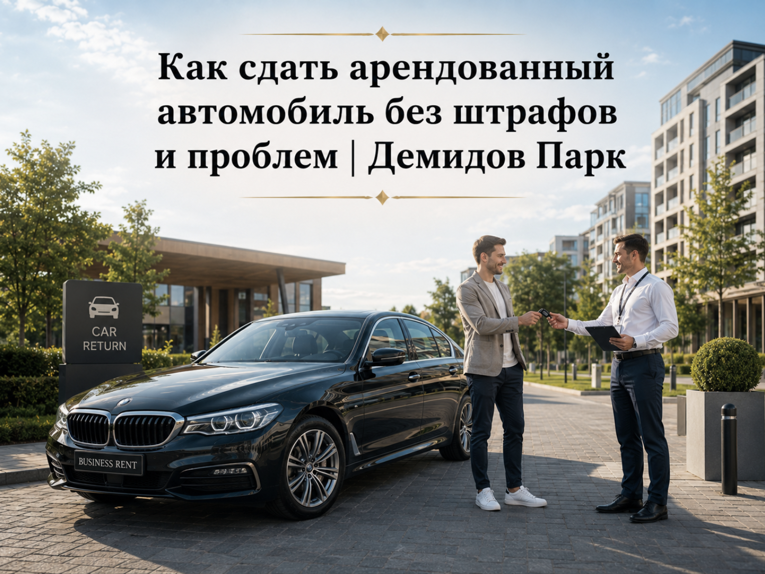 Как сдать арендованный автомобиль без штрафов и проблем  Демидов Парк