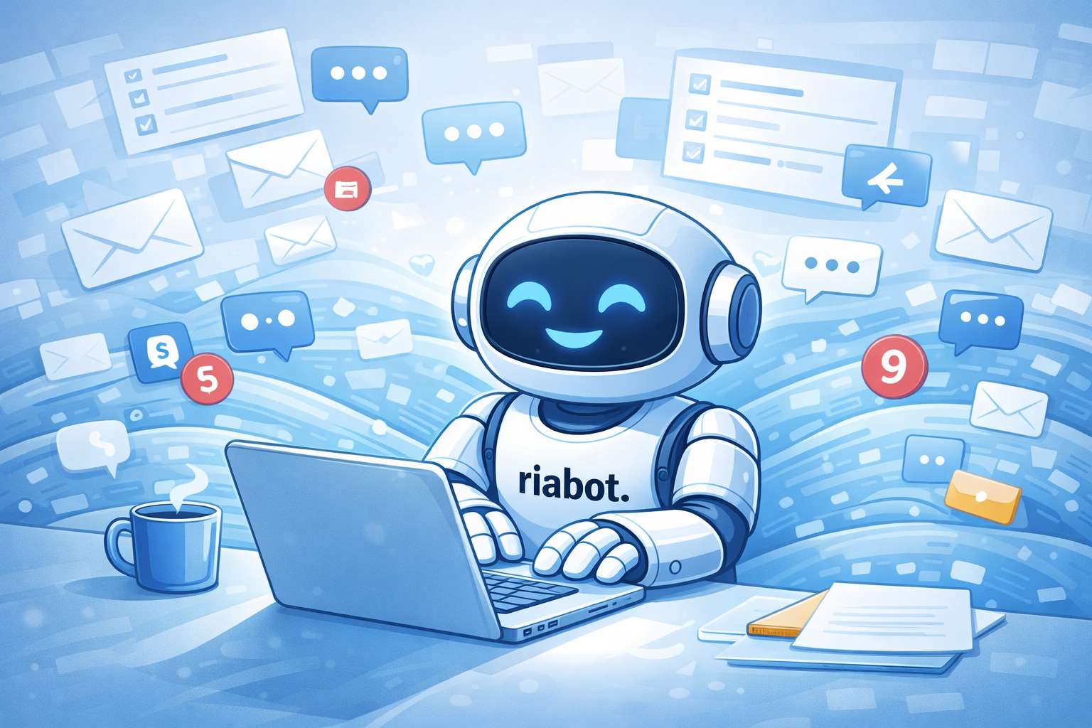 ии бот обрабатывает входящие сообщения