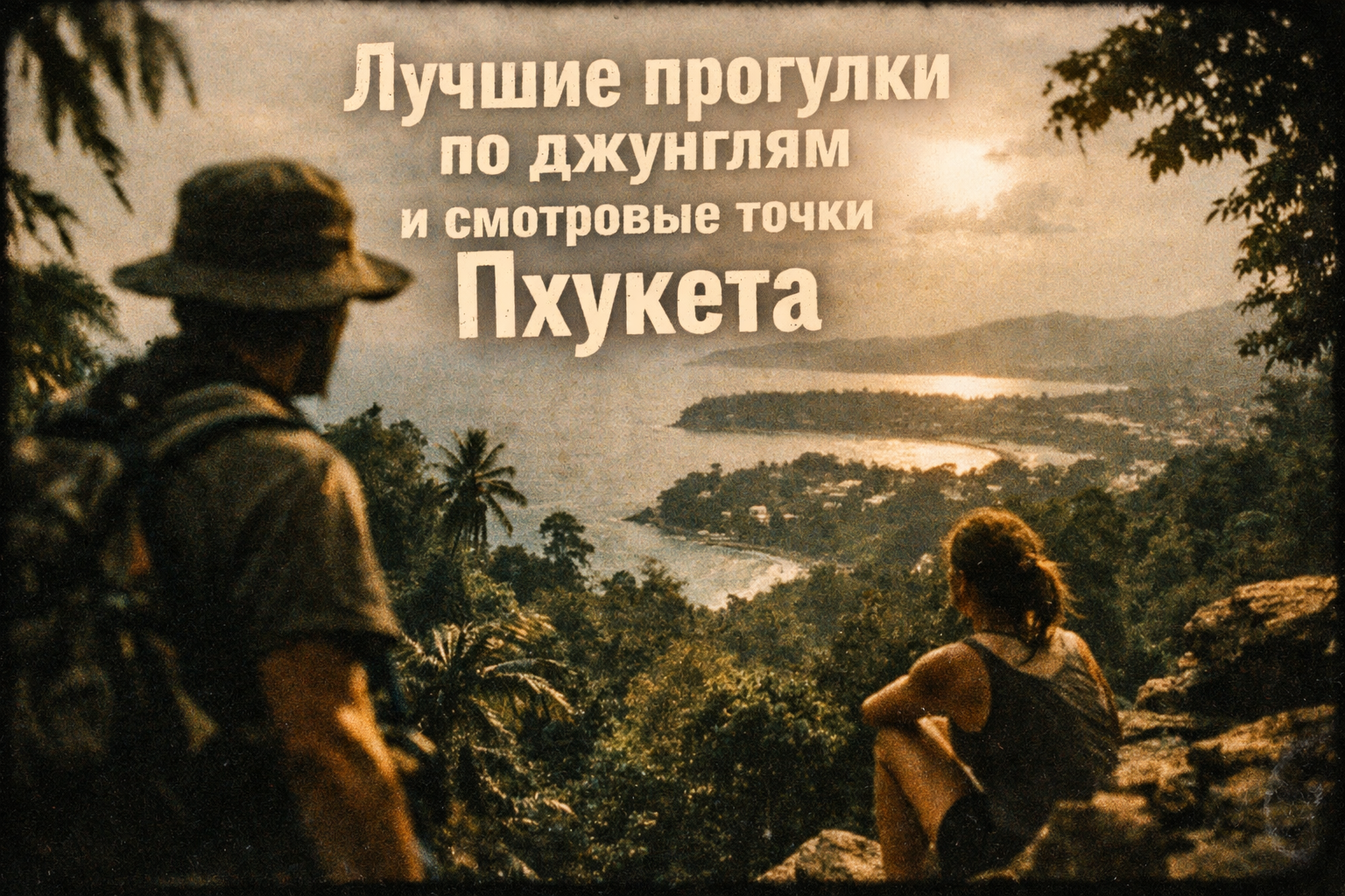 джунгли и панорамы Пхукета — скрытая сторона острова Представьте: вы идёте по тропинке среди гигантских деревьев, слышите пение птиц и обезьян, а через 20–30 минут выходите на смотровую площадку, откуда открывается вид на весь остров, бирюзовое море и дал