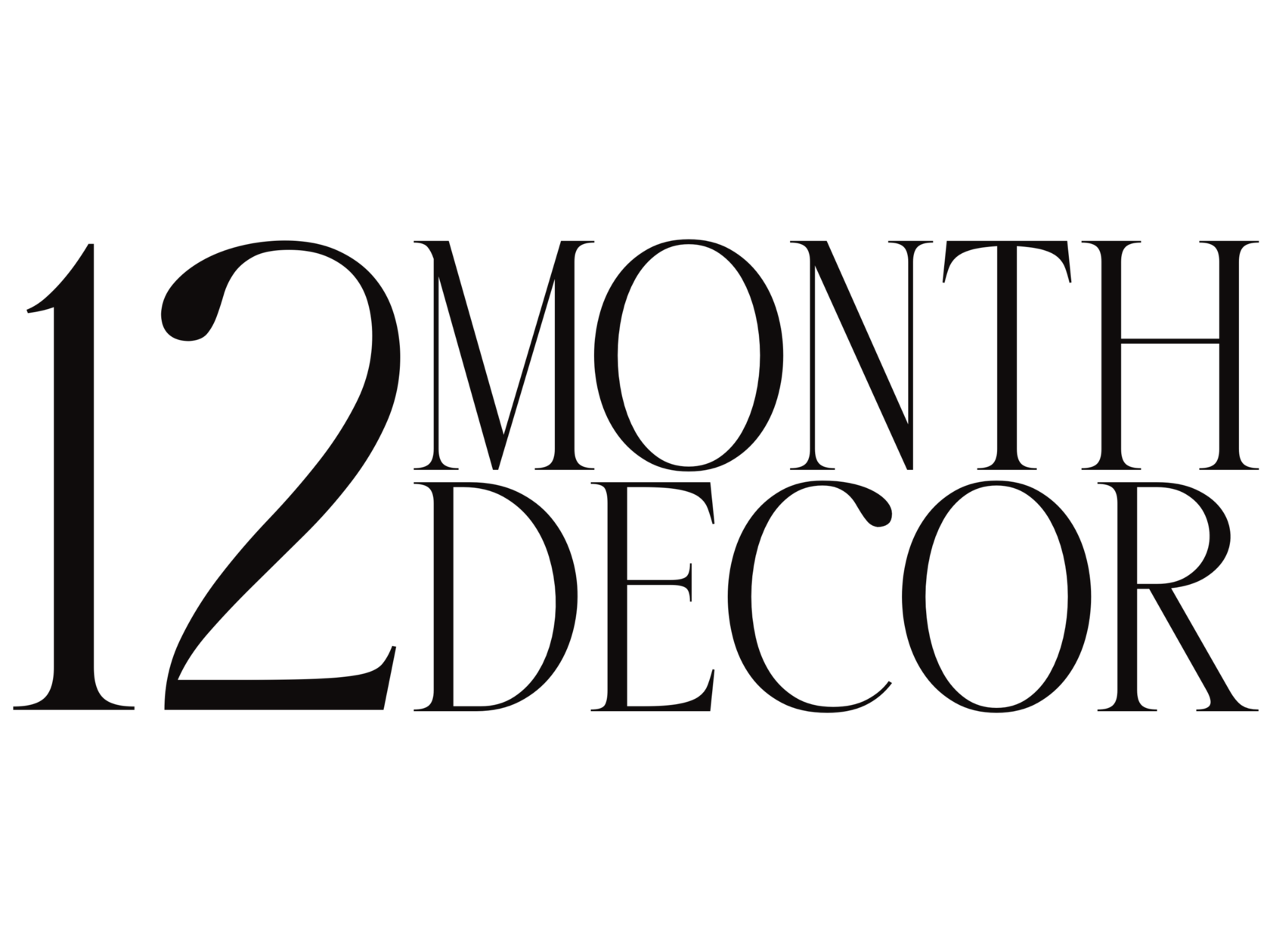  12 MONTH DECOR STUDIO 