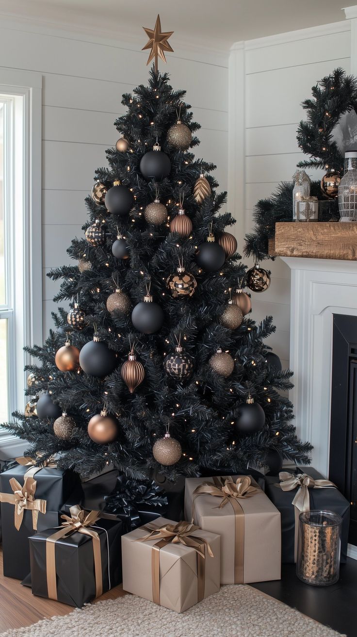 black-christmas-tree