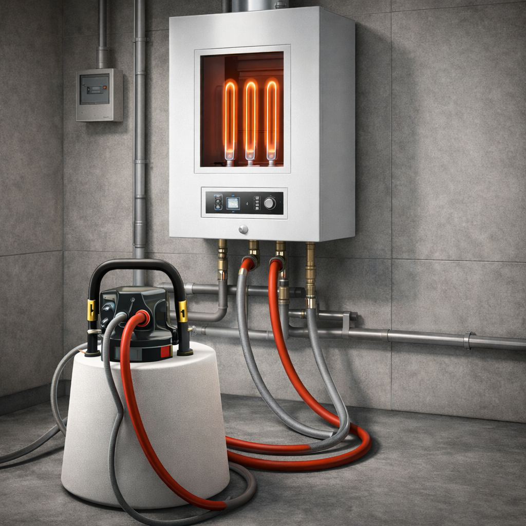 Промывка электрических котлов