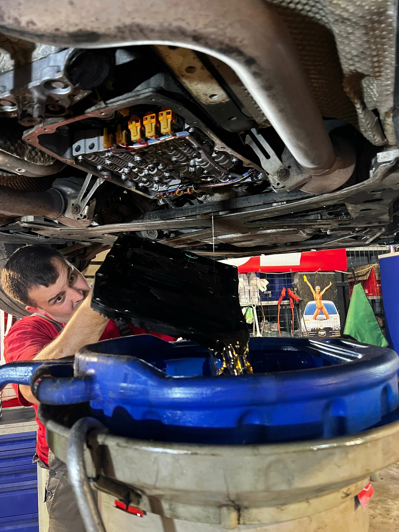 Снятие поддона ZF PDK