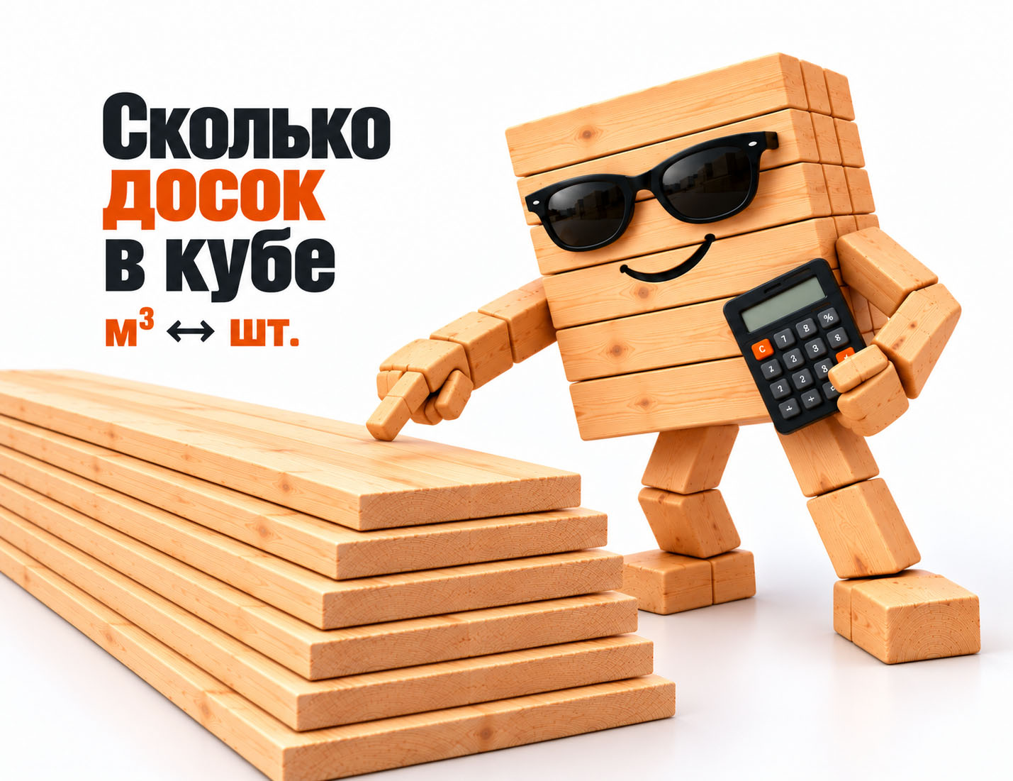 Сколько досок в кубе: расчёт м³ и количества досок