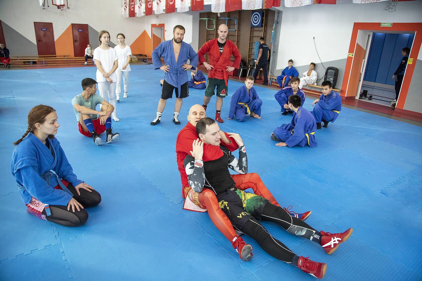 Тренировка по самбо