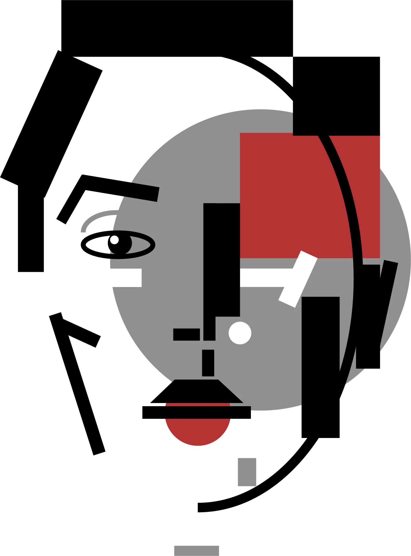 Лицо из геометрии