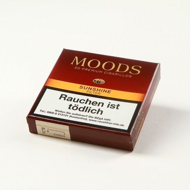 Купить сигариллы Moods Sunshine Filter 20 в Москве с доставкой по России