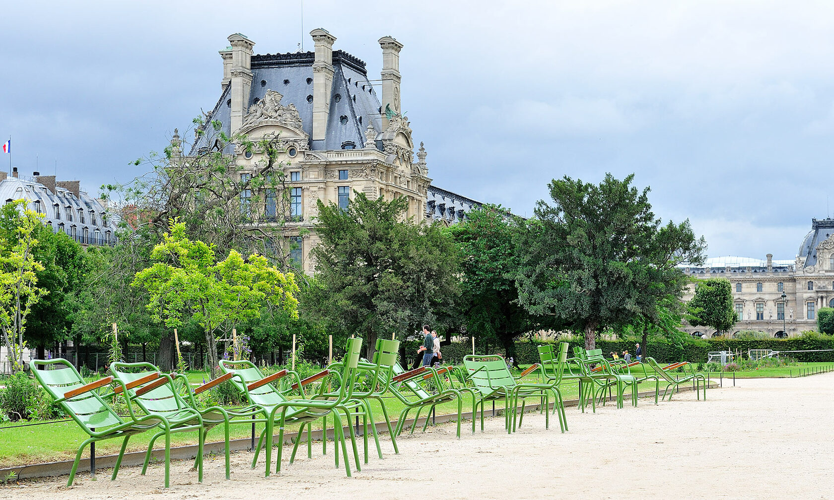 Фото сад тюильри в париже