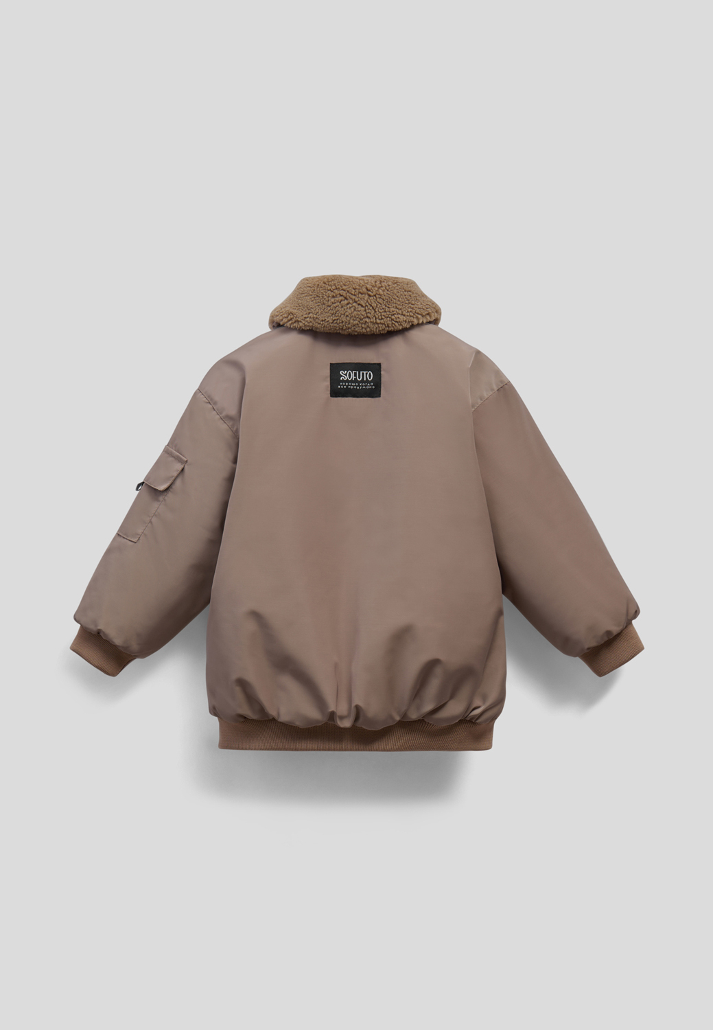 утепленный бомбер детский съемка