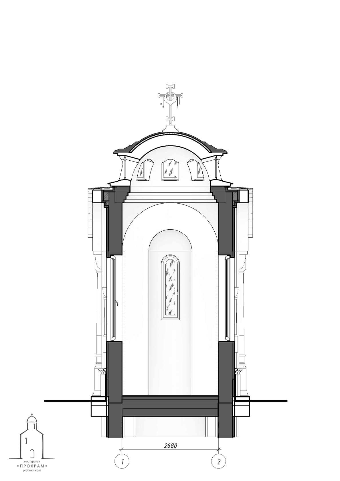 chapel, orthodox architecture, sacred architecture, orthodox church project, chapel architecture