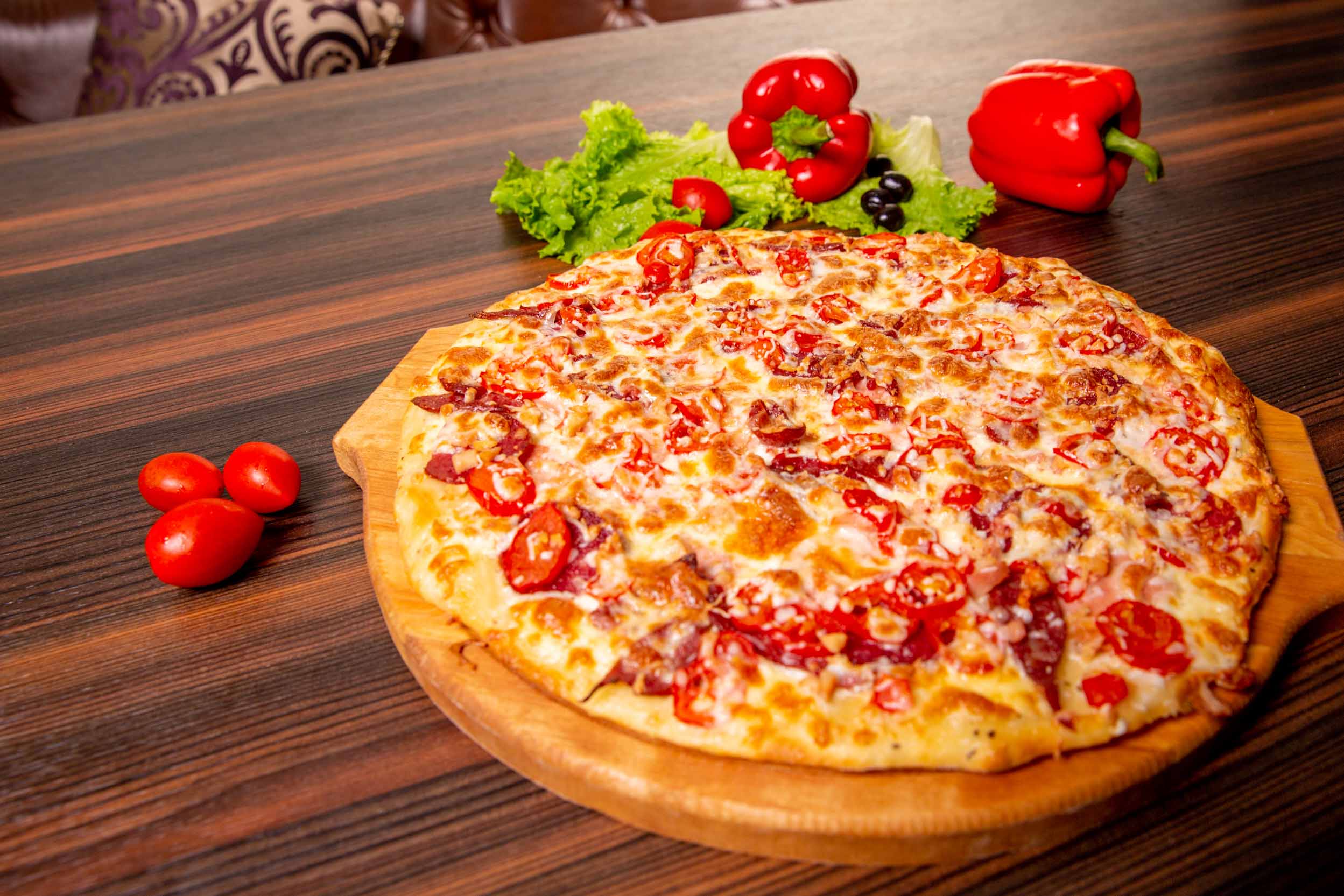 рецепты пиццы мясная с помидорами фото 54
