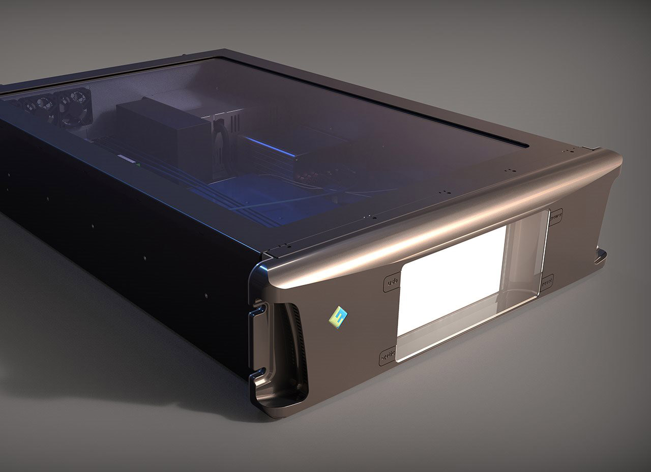 Дизайн корпуса оборудования для связи - квантовое шифрование