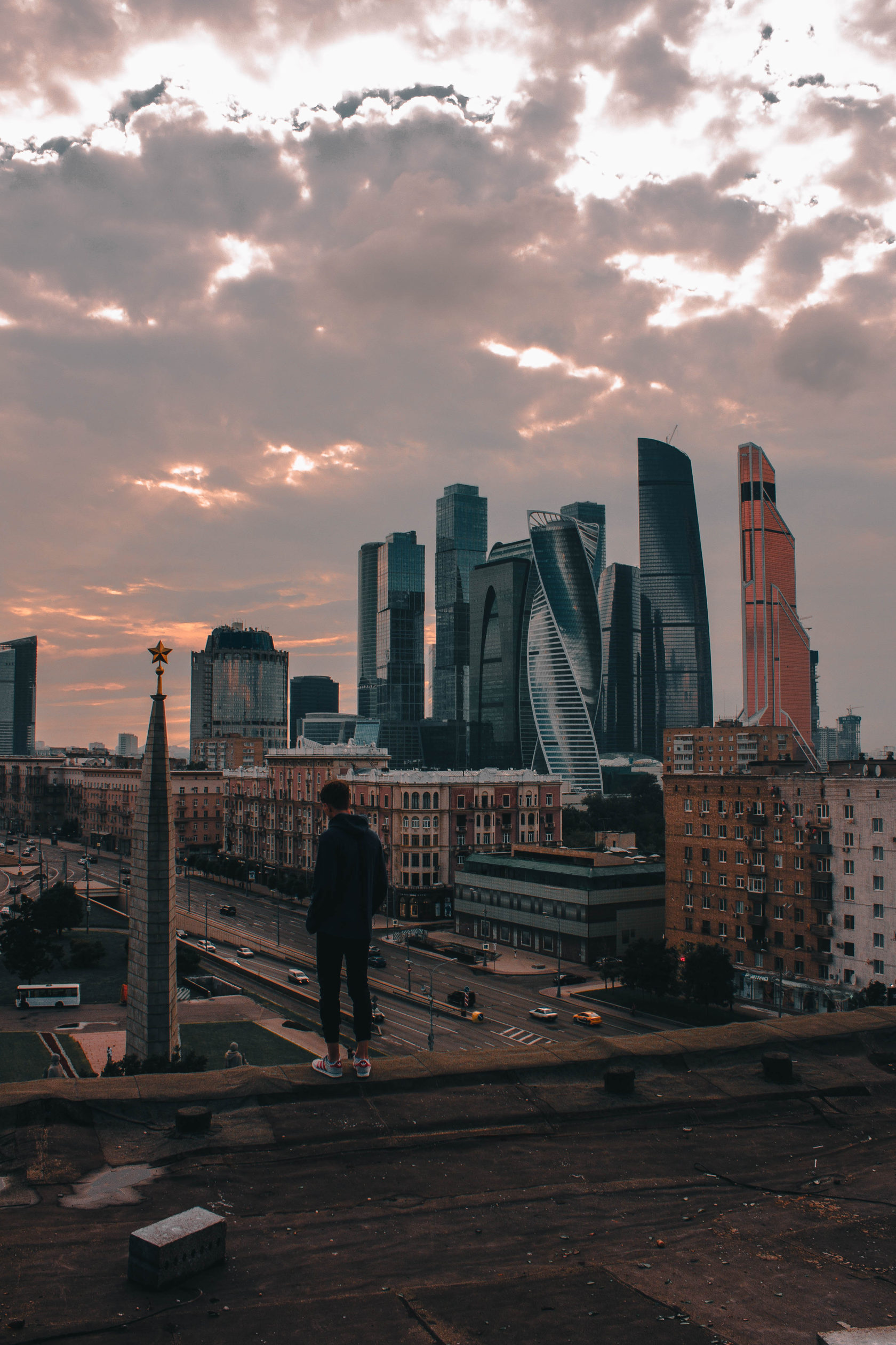 Москва сити крыша