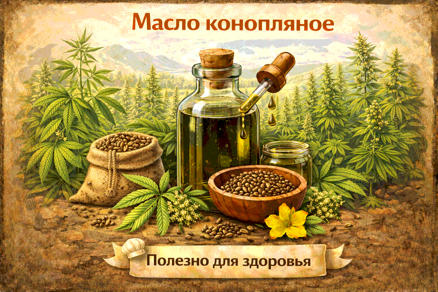 Конопляное масло основные свойства