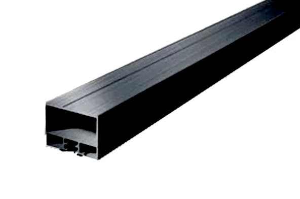 Профиль межкомнатной перегородки (черный)