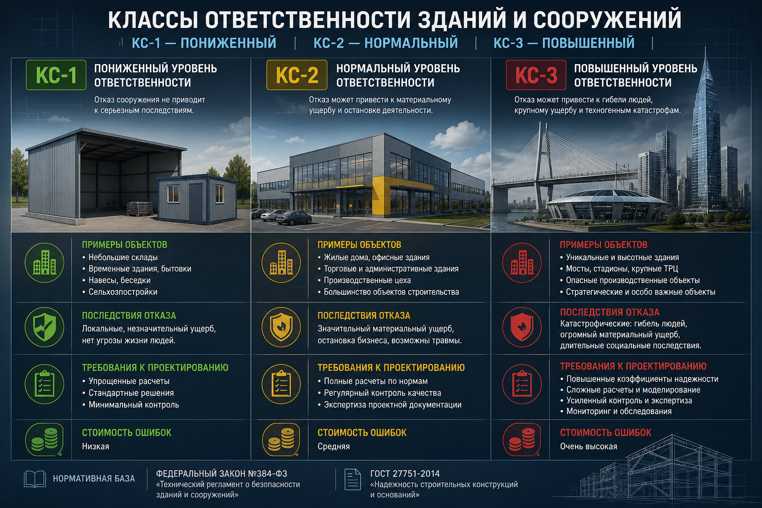 Классы ответственности зданий и сооружений