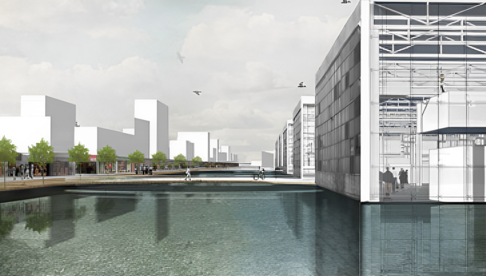 The concept of a High-Speed Public Rail Transport along the watercourse the Moskva River