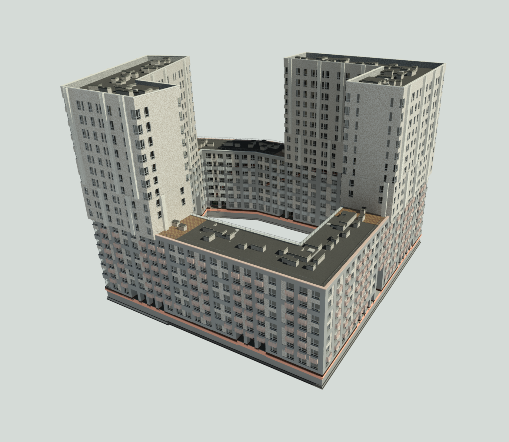 BIM-модель ЖК Рассказово
